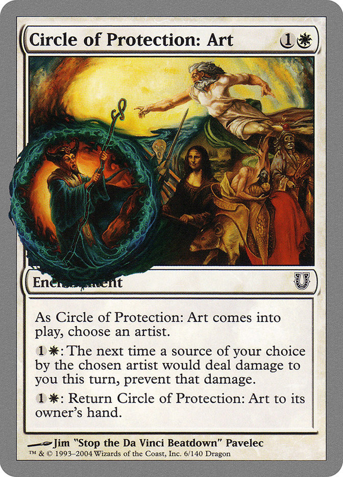 MTG: Unhinged 006: Circle of Protection: Art 