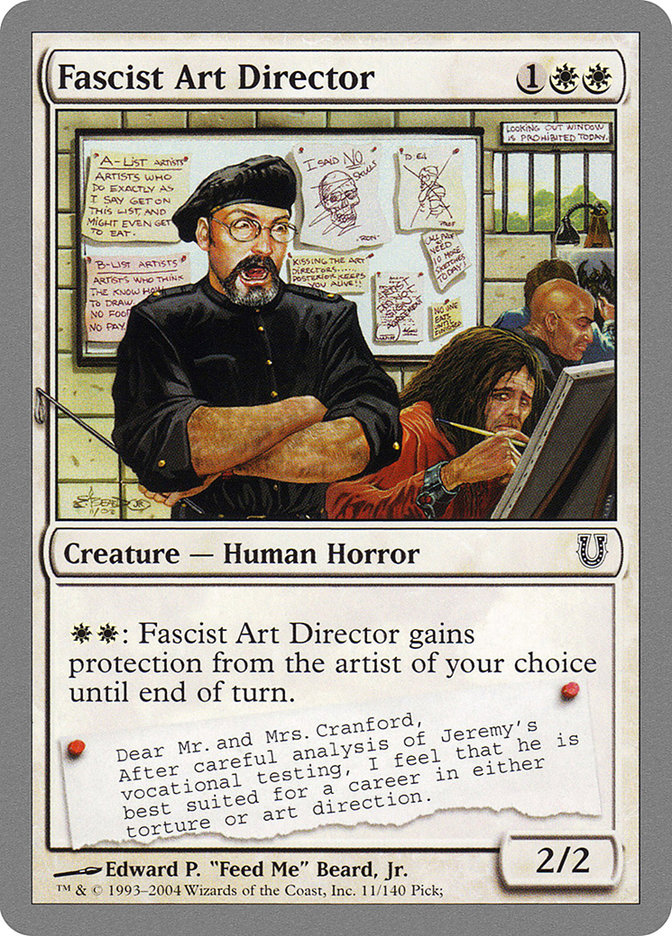 MTG: Unhinged 011: Fascist Art Director 