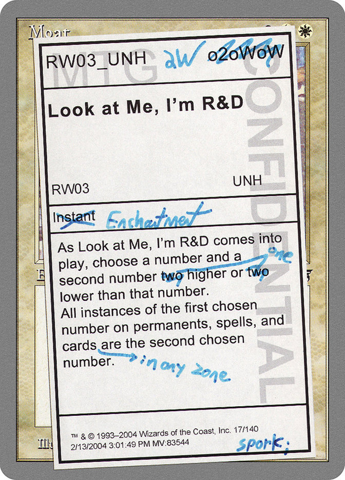 Magic: Unhinged 017: Look at Me, Im R&D 