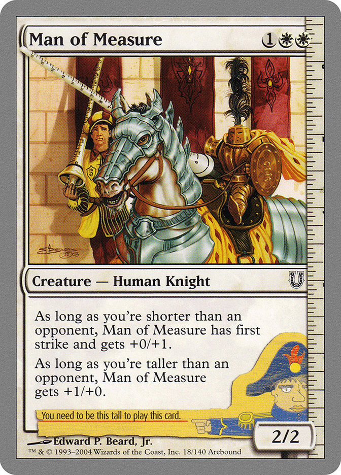 MTG: Unhinged 018: Man of Measure 