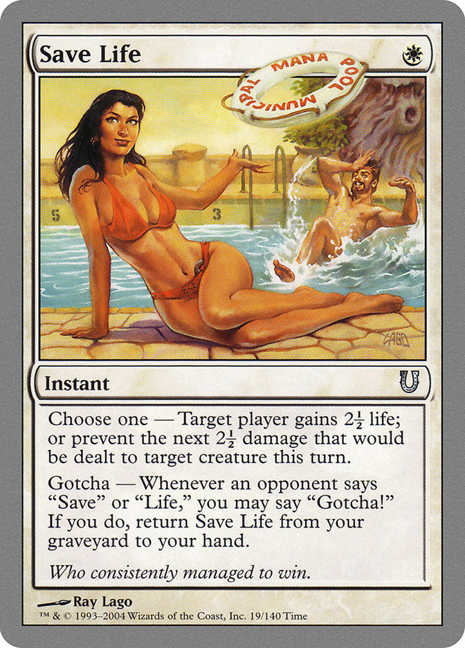 MTG: Unhinged 019: Save Life 