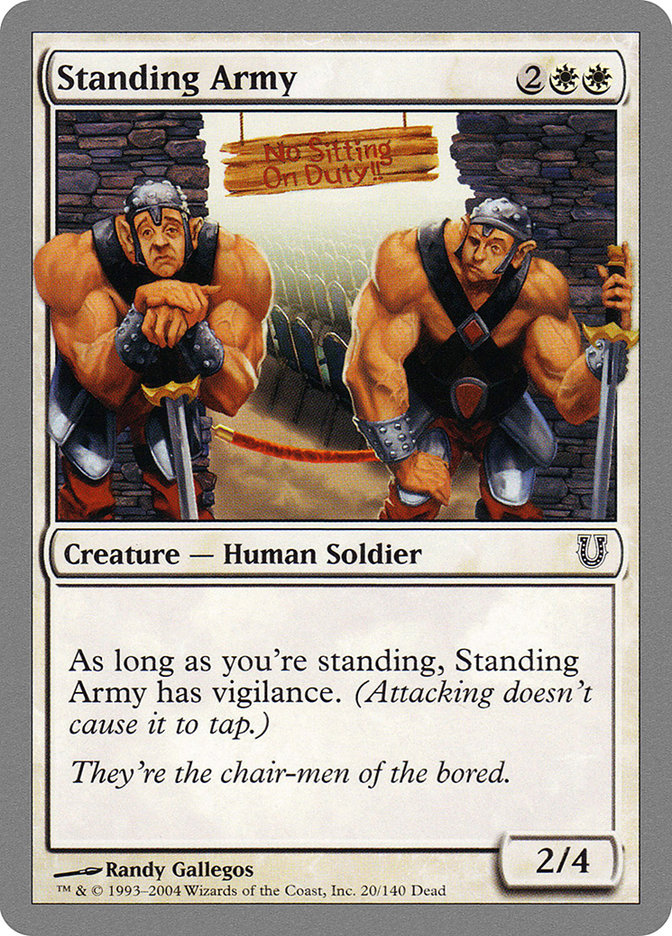 MTG: Unhinged 020: Standing Army 