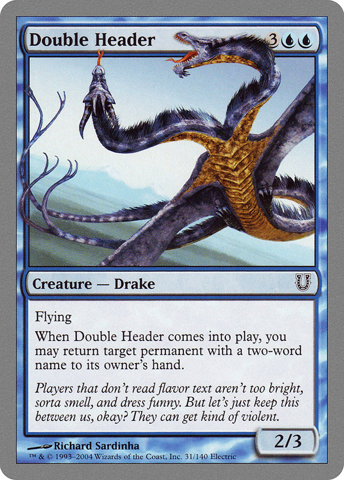 MTG: Unhinged 031: Double Header 