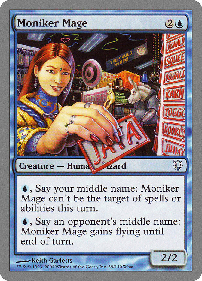 MTG: Unhinged 039: Moniker Mage 