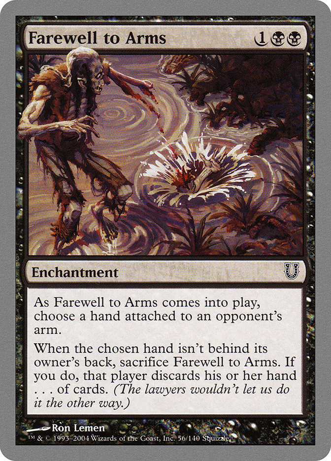 MTG: Unhinged 056: Farewell to Arms 