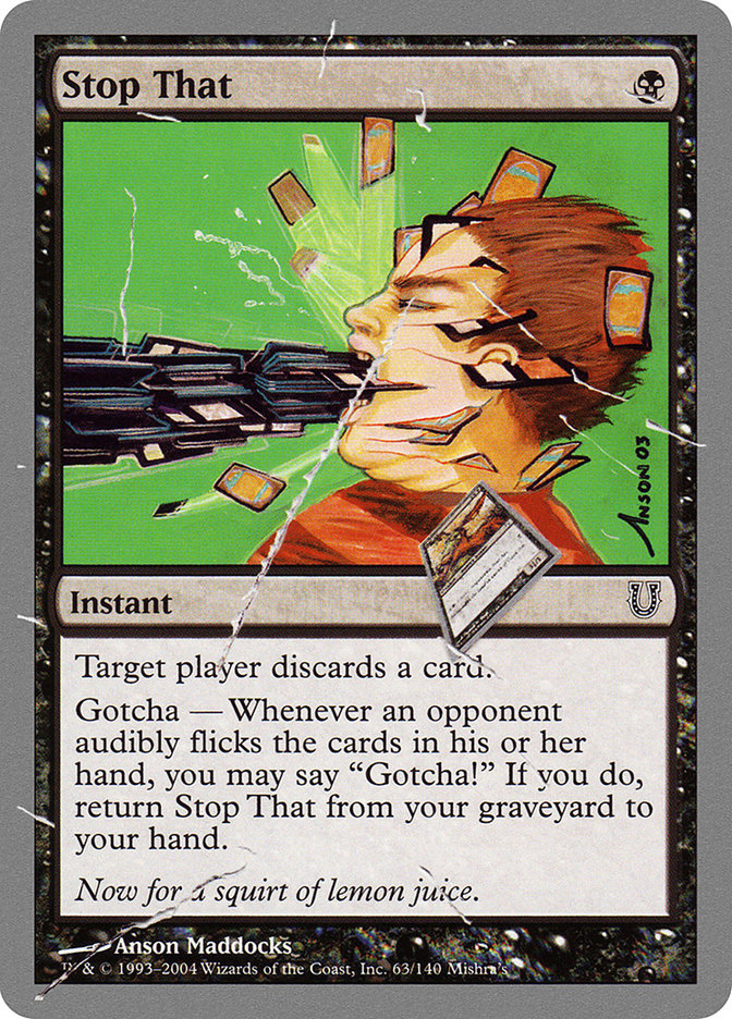MTG: Unhinged 063: Stop That 