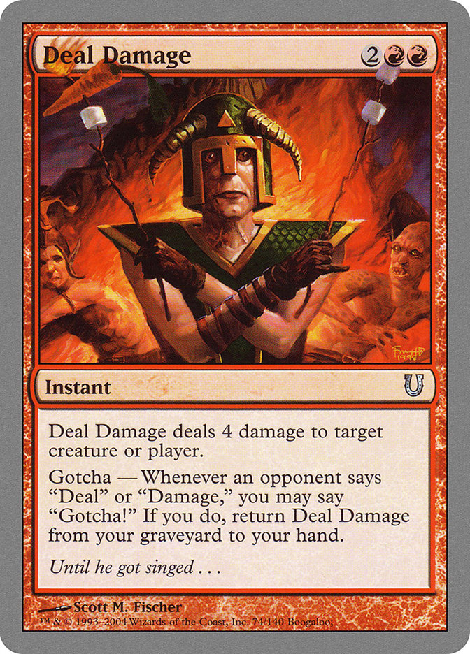 MTG: Unhinged 074: Deal Damage 