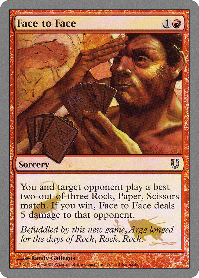 MTG: Unhinged 076: Face to Face 