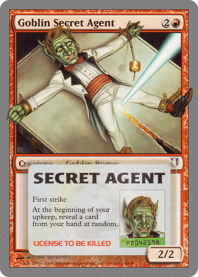 MTG: Unhinged 079: Goblin Secret Agent 