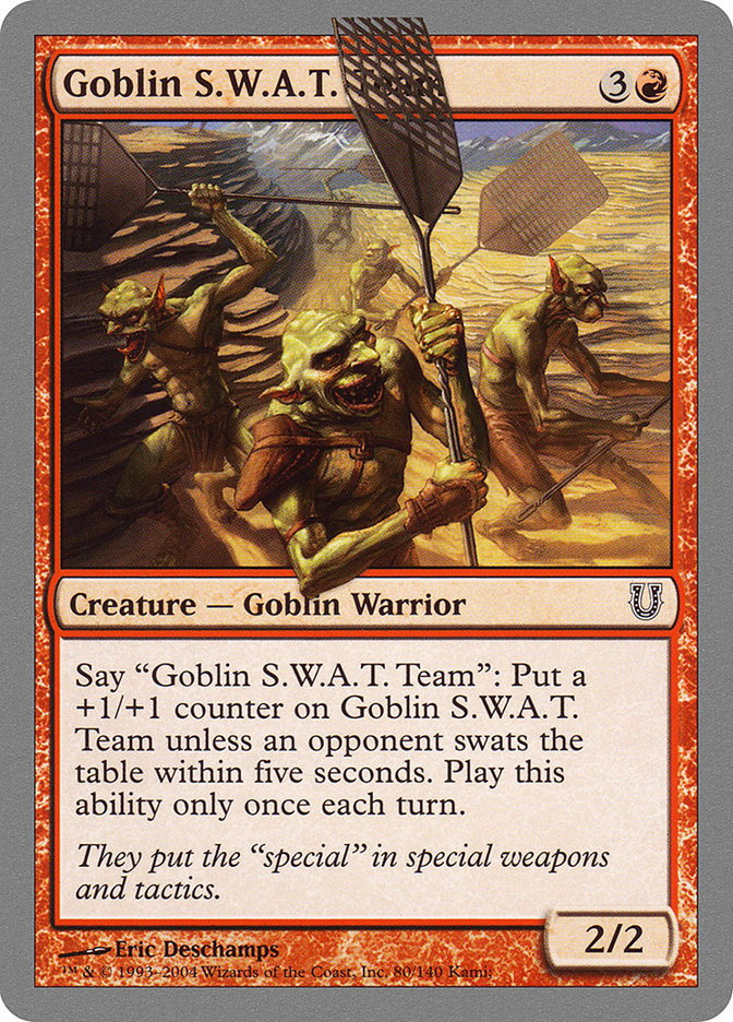 MTG: Unhinged 080: Goblin S.W.A.T. Team 
