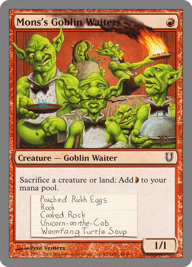 Magic: Unhinged 082: Monss Goblin Waiters 