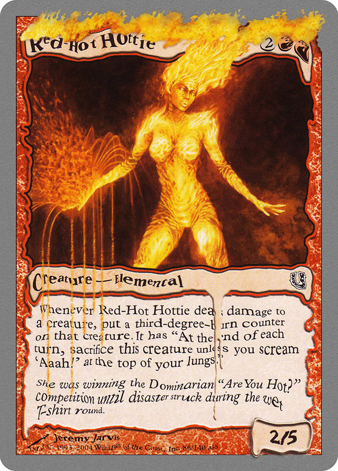 MTG: Unhinged 086: Red-Hot Hottie 