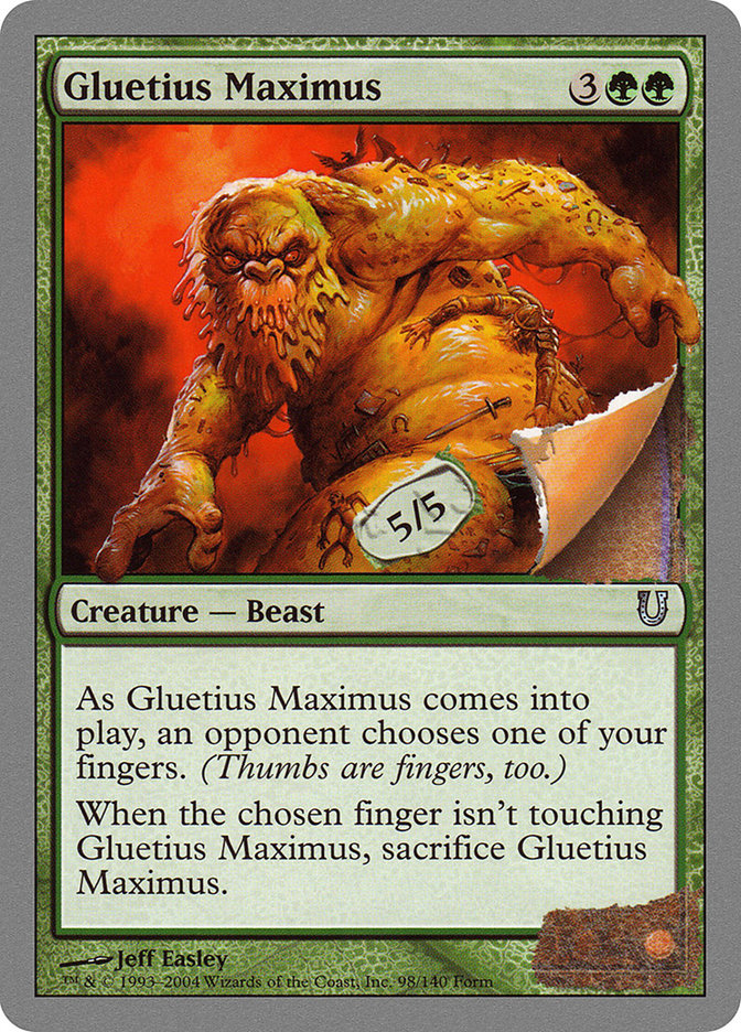 Magic: Unhinged 098: Gluetius Maximus 