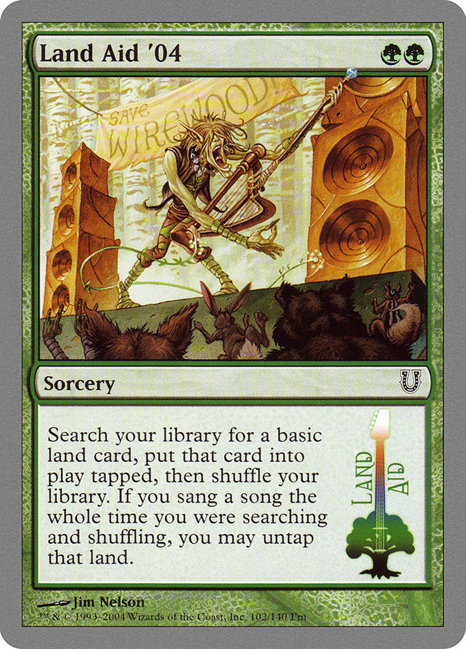 MTG: Unhinged 102: Land Aid 04 