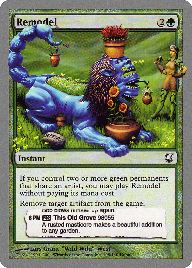 MTG: Unhinged 108: Remodel 