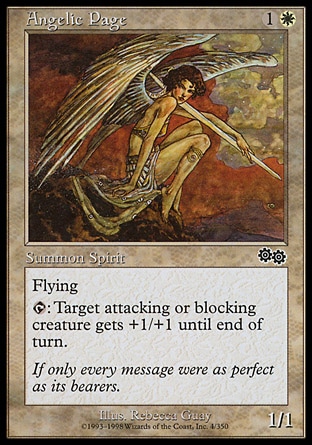 MTG: Urzas Saga 004: Angelic Page 