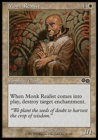 Magic: Urzas Saga 021: Monk Realist 