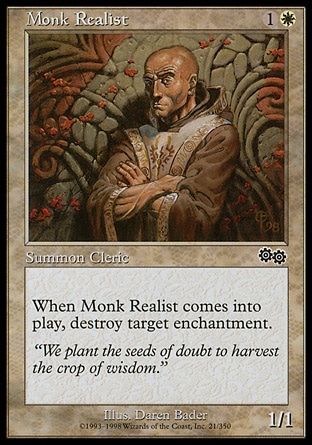MTG: Urzas Saga 021: Monk Realist 