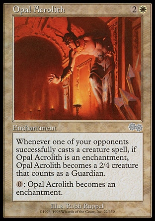 MTG: Urzas Saga 022: Opal Acrolith 