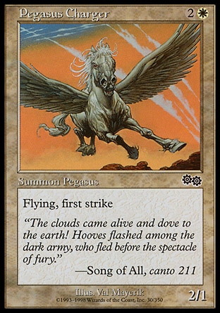 MTG: Urzas Saga 030: Pegasus Charger 