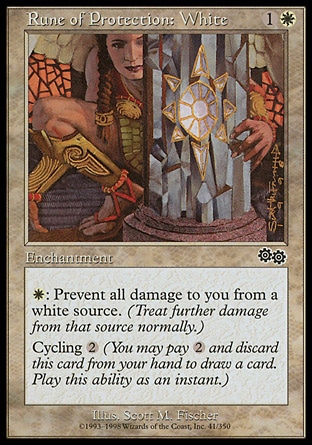 MTG: Urzas Saga 041: Rune of Protection: White 