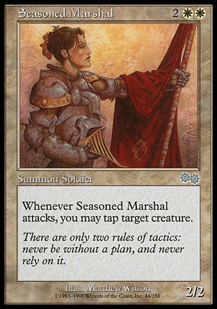 MTG: Urzas Saga 044: Seasoned Marshal 