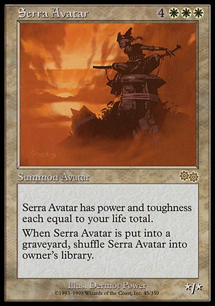 Magic: Urzas Saga 045: Serra Avatar 