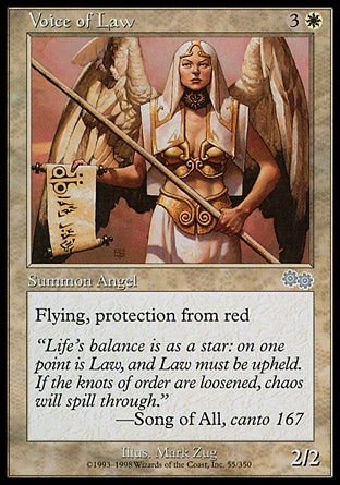 MTG: Urzas Saga 055: Voice of Law 