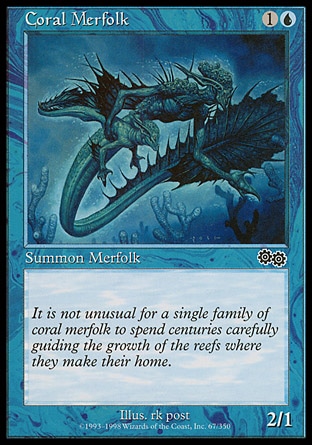 MTG: Urzas Saga 067: Coral Merfolk 