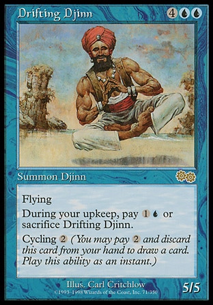 MTG: Urzas Saga 071: Drifting Djinn 