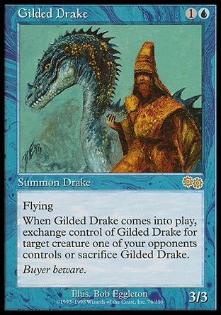 Magic: Urzas Saga 076: Gilded Drake 