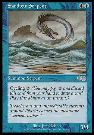 Magic: Urzas Saga 095: Sandbar Serpent 