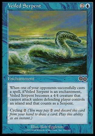 MTG: Urzas Saga 110: Veiled Serpent 
