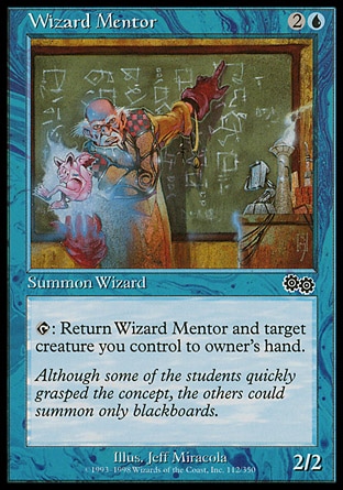 MTG: Urzas Saga 112: Wizard Mentor 