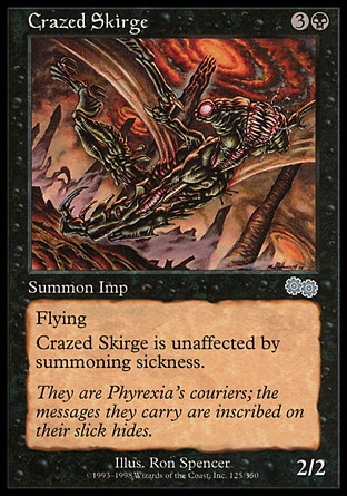 MTG: Urzas Saga 125: Crazed Skirge 