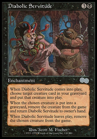 MTG: Urzas Saga 130: Diabolic Servitude 