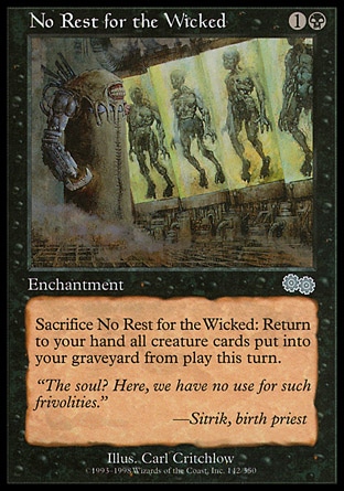MTG: Urzas Saga 142: No Rest for the Wicked 
