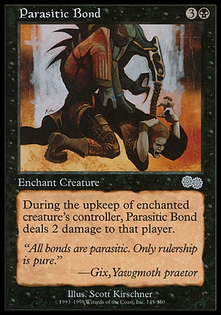 MTG: Urzas Saga 145: Parasitic Bond 