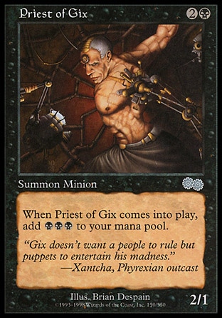 Magic: Urzas Saga 150: Priest of Gix 