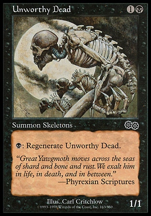 MTG: Urzas Saga 163: Unworthy Dead 