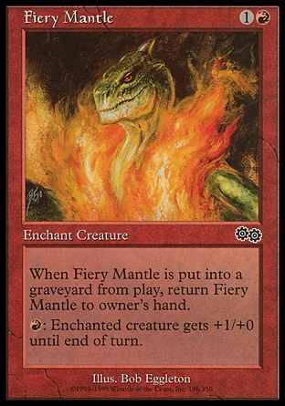 MTG: Urzas Saga 186: Fiery Mantle 