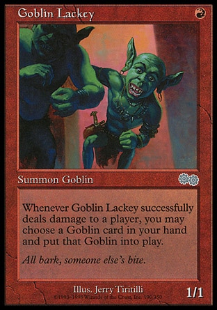 Magic: Urzas Saga 190: Goblin Lackey 