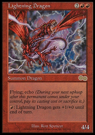 Magic: Urzas Saga 202: Lightning Dragon 
