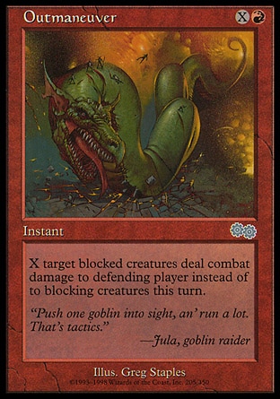 MTG: Urzas Saga 205: Outmaneuver 