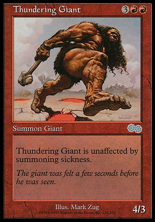 MTG: Urzas Saga 221: Thundering Giant 