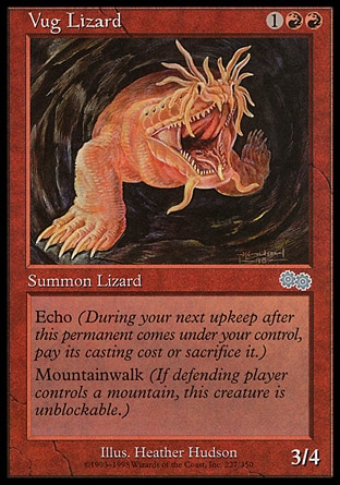 MTG: Urzas Saga 227: Vug Lizard 