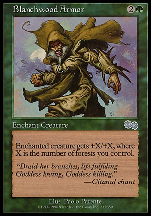 MTG: Urzas Saga 237: Blanchwood Armor 