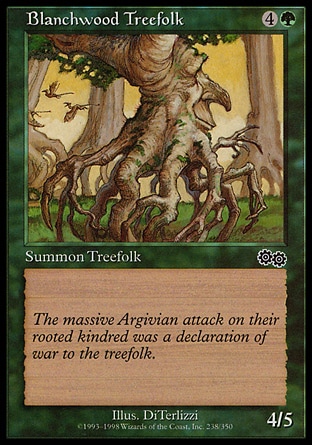 MTG: Urzas Saga 238: Blanchwood Treefolk 