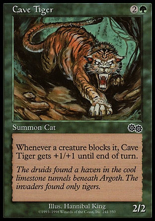 MTG: Urzas Saga 241: Cave Tiger 
