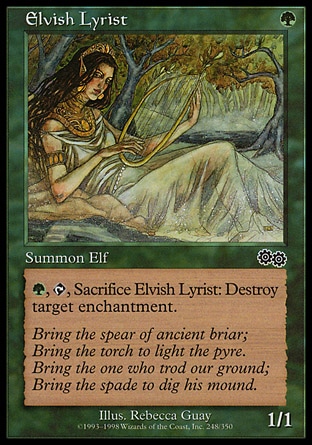 MTG: Urzas Saga 248: Elvish Lyrist 